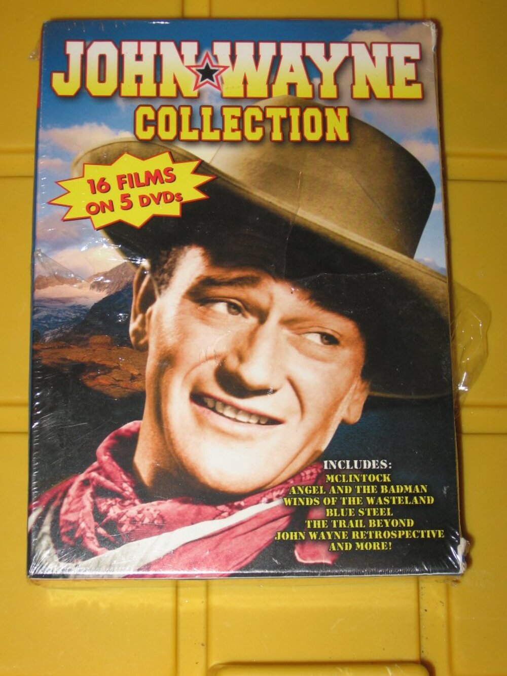 John Wayne Collection 16 Movies on 5 DVDs Boxed Set New Sealed